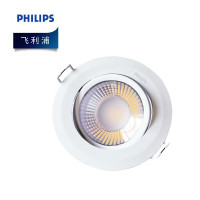 飞利浦(PHILIPS)LED射灯RS100B 6W 黄光3000K 光照范围36度 开孔尺寸70-80mm