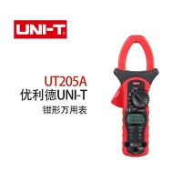 优利德(UNI-T)UT205A 数字交流钳形表 钳形电容频率自动量程万用表1000A大电流数显交流电流表