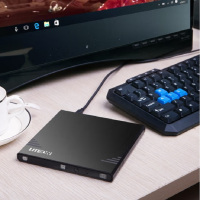 建兴(LITEON) eBAU108 兼容WindowsXP/7/8/10苹果系统/eBAU108 外置刻录机 黑色