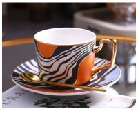 拓牌 英式轻奢陶瓷咖啡杯欧式小奢华咖啡杯碟套装家用感杯子水杯