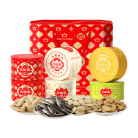 三胖蛋 6罐 多味带皮 葵花籽大瓜子