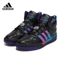 阿迪达斯(adidas)男鞋2024春季耐磨轻便高帮休闲鞋板鞋