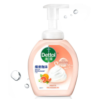 滴露Dettol泡沫抑菌洗手液西柚香型250ml/瓶12瓶/箱