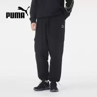 彪马(PUMA)彪马男裤夏季运动裤户外健身休闲梭织长裤工装裤 530281-01