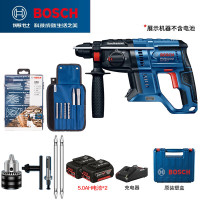 博世(BOSCH)GBH 180-LI 锂电无刷18V充电式电锤 双电一充(5.0AH)+配件