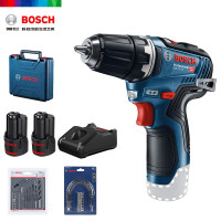 博世(BOSCH)GSR 12V-35多功能无刷锂电手电钻起子机 双电一充2.0AH+螺丝批头