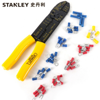 史丹利STANLEY 剥线压接钳9英寸套装 剪压线拨线钳电工工具剥皮钳子拔线刀 84-253-22