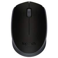 罗技(Logitech)M170(M171) 鼠标 无线鼠标 办公鼠标 对称鼠标 灰色 带无线2.4G接收器