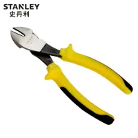 史丹利 双色柄斜嘴钳 6史丹利STANLEY 斜嘴钳7英寸双色柄 斜口钳钢丝钳剪钳偏嘴钳子 剪线钳 84-412-23