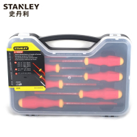 史丹利(STANLEY)65-980-22 6件套绝缘螺丝批套装 改锥起子组合 维修带磁螺丝刀