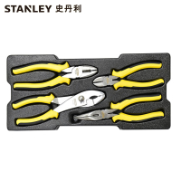 史丹利STANLEY 4件钳托盘工具组套 老虎钳尖嘴钳斜嘴钳 STMT74179-8-23 企业定制