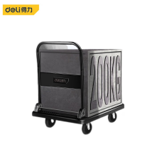 得力(deli)DL436200S 加强型平板车 手推车 折叠拉货车 手拉拖车 200KG