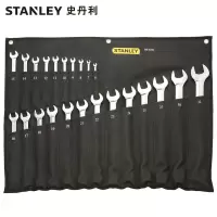 史丹利STANLEY 93-616-22 23件套公制精抛光两用长扳手 双头呆扳手汽修工具套装