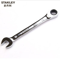 史丹利STANLEY 公制精抛光棘开两用快扳手11mm 开口梅花扳手双头呆扳手汽修工具 89-911-1-22