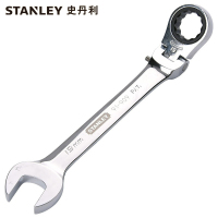 史丹利STANLEY 公制精抛光活头棘开两用快扳手12mm 双头呆扳手汽修工具 91-892-1L-22