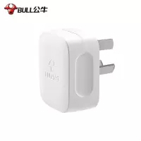 公牛(BULL)插头二三脚插头3脚空调插 10a插头2脚电源插头插座/无线/自行接线 GNT-10S(10个装)