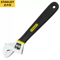 史丹利(STANLEY)95-047-1-23 沾塑柄活络扳手 活动扳手 开口板子 8英寸