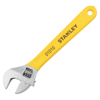 史丹利(STANLEY)活动扳手粘塑柄活络扳手活开口扳手10英寸250mmSTAD01010-23