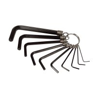 史丹利(STANLEY)10件套英制链式内六角扳手1/16"-3/8" 一套可定制