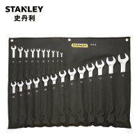史丹利(STANLEY)93-616-22 23件套公制精抛光两用长扳手 双头呆扳手 汽修工具套装