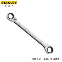 史丹利(STANLEY)91-595-1L-22 公制双梅花双向棘轮快扳 双头眼镜扳手 14×15MM