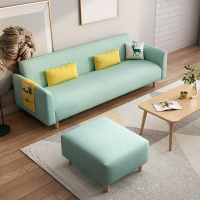 布雷尔现代简约棉麻布艺沙发小户型布艺沙发公寓沙发