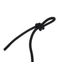攀登辅助动力绳户外攀岩防坠落保护绳速降装备绳索保险绳拓展训练登山 黑色直径8mm(1米价格)