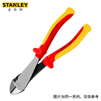 史丹利(STANLEY)84-003-23 绝缘斜嘴钳 斜口钳 钢丝剪钳 偏嘴钳 剪线钳 7英寸