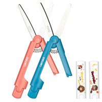 得力 哈利·波特便携式特氟龙开箱剪刀 创意功能 秒变美工刀 哈利波特卡通元素 68352 颜色随机