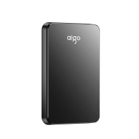 爱国者 (aigo) 1TB USB3.0移动硬盘 HD809 黑色 稳定高速传输 简约设计 睿智之美 商务便携