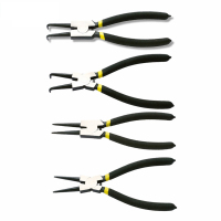 史丹利(STANLEY)德式孔用弯嘴卡簧钳一把可定制 5",84-446-23