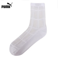 彪马(PUMA)服饰配件透明镂空透气舒适百搭女休闲中筒袜 935104-03(35-38)
