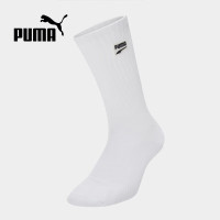 彪马(PUMA)服饰配件运动袜男女中性吸汗舒适透气休闲中筒袜 907901-01(39-42)