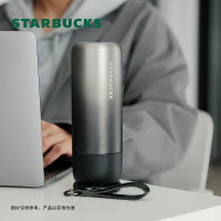 星巴克(Starbucks)Power杯黑金系列茶水分离保温杯395ml