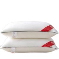 南极人(Nanjiren)枕芯NJZT284-亲肤单边白色纤维枕头-白色45*70cm2只装 单位:对