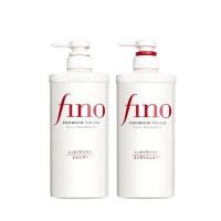 资生堂Fino/芬浓美容复合精华洗发水550ml+护发素550ml