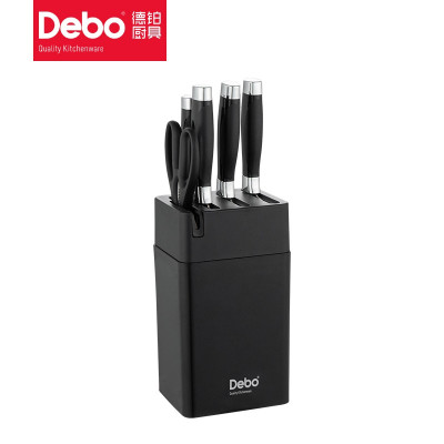 Debo德铂 博拉兹不锈钢菜刀切片刀剪刀刀具套装 DEP-797 六件/套