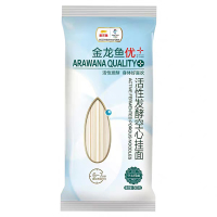 金龙鱼高端优+活性发酵空心挂面 600G