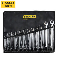史丹利(STANLEY)12件套公制快速棘轮梅花开口两用扳手8-19mm TK924-23C