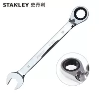 史丹利(STANLEY)梅开两用扳手梅花开口扳手镜面抛光铬钒钢19mm 95-912-1-22