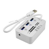 酷比客 USB集线器 LCHC20WH 白色 3口 USB3.0