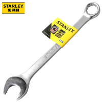 史丹利(STANLEY)梅开两用扳手B系列梅花开口扳手喷砂23mm STMT80238-8-23