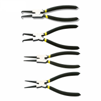 史丹利(STANLEY)德式孔用弯嘴卡簧钳一把可定制 7",84-447-23