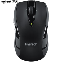 罗技 Logitech M546 (M545)无线鼠标 办公笔记本台式机电脑省电USB光电鼠标 侧键 双向滚轮 黑色