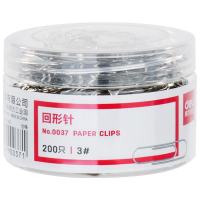 得力(deli) 0037回形针(200枚/筒)10筒装