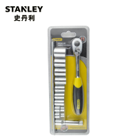 史丹利(STANLEY)95-322-1-23 11件10MM系列套头组套 棘轮扳手组套 汽修工具