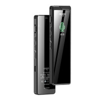 爱国者aigo录音笔 R6811精英版 64G一键录音智能专业录音 高清降噪录音器 学习会议培训采访黑