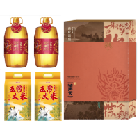 端午节套餐(胡姬花金衣玉食古法花生油 5L*2+金龙鱼五常大米5kg*2袋+诸老大粽子礼盒1280g)(单位:套)