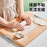 苏泊尔(SUPOR) 菜板家用竹木砧板整竹耐剁骨砧板加厚竹木案板擀面揉面板切菜板 40cm*30cm*2.2cm 可立支
