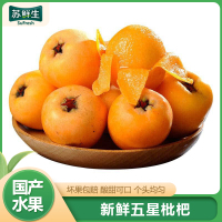 [苏鲜生]四川大五星枇杷 净重4.5斤 大果 鲜果新鲜水果当季孕妇整箱五星甜琵琶果